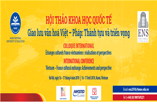 Thông báo: Quyết định về việc thành lập Ban chỉ đạo tổ chức Hội thảo khoa học quốc tế: "Giao lưu văn hóa Việt-Pháp: Thành tựu và triển vọng" (năm 2018)