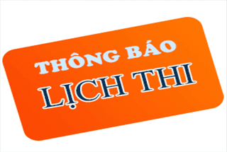 Thông báo: Thông báo lịch thi các lớp Văn bằng 2 tháng 01-2019