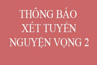 Thông báo: Danh sách xét nguyện vọng 2 tính đến ngày 08-09-2014(Final)