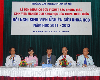 Thông báo tổ chức Hội nghị SVNCKH - ĐHSPHN năm học 2012 - 2013