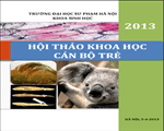 Hội thảo khoa học cán bộ trẻ khoa Sinh học năm 2013 thành công tốt đẹp