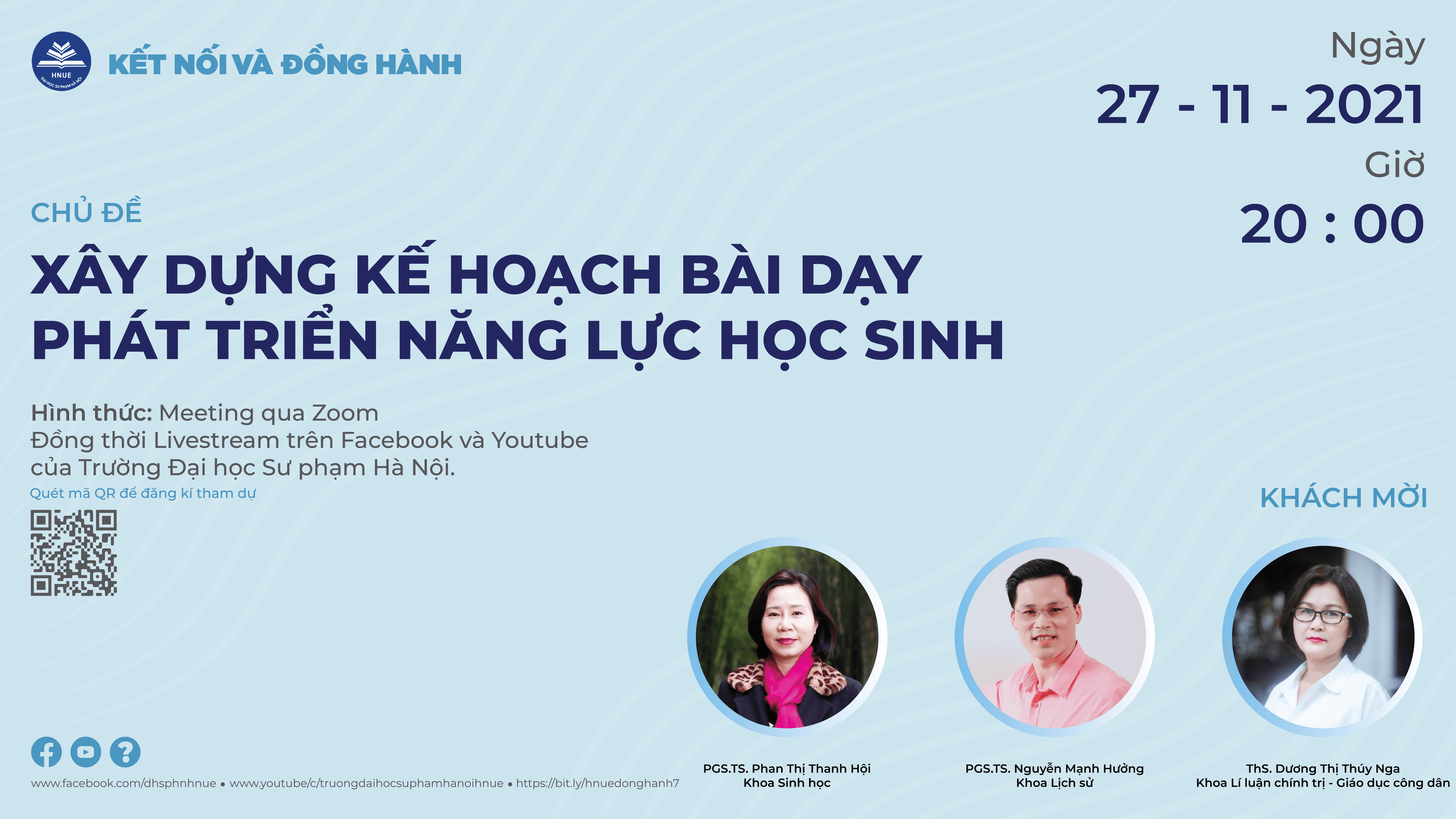 Chương trình “Kết nối và đồng hành” số 7 - chủ đề: "Xây dựng kế hoạch bài dạy phát triển năng lực học sinh"